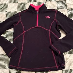 The North Face Girls Quarter Zip Warm Fleece